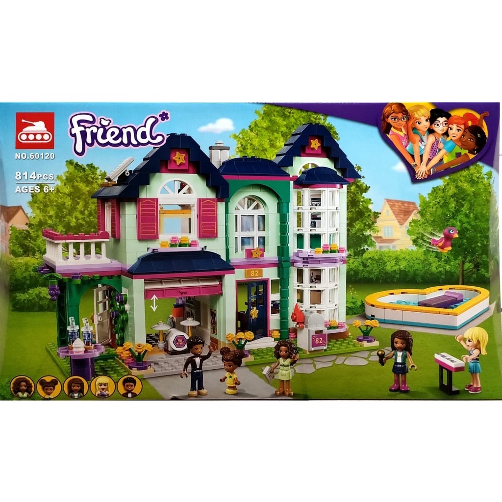 ♥ FRIENDS ANDREA'S FAMILY HOUSE 41449 LEGO COMPATIBLE BLOCK | Shopee ...