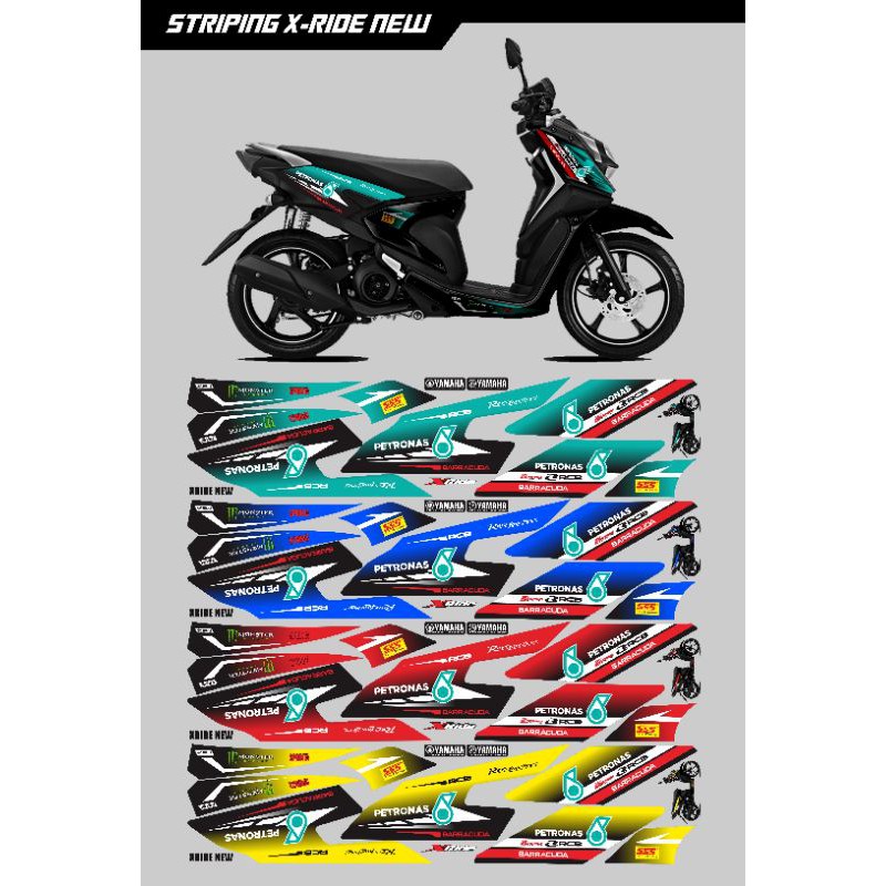 Striping X-RIDE 125 PETRONAS VISIT MALAYSIA | Shopee Philippines