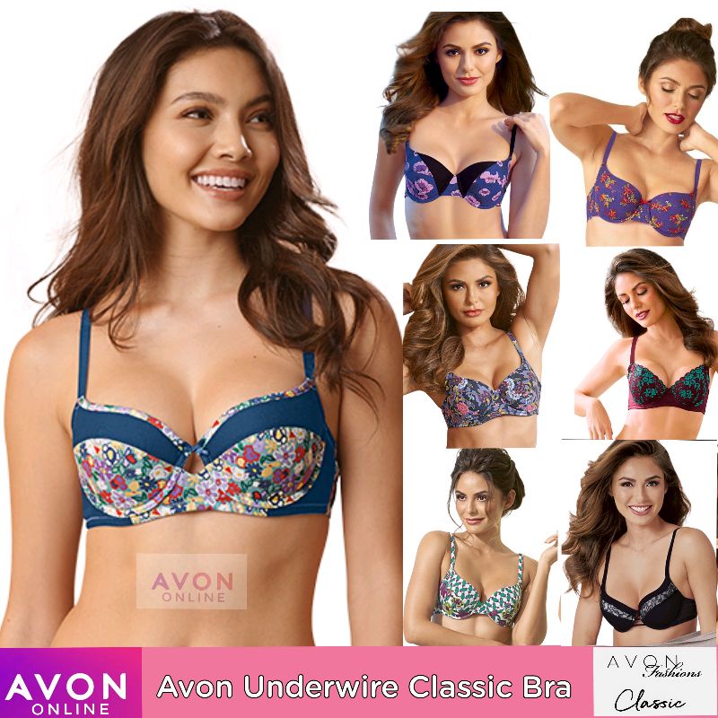 Avon Underwire Classic Brassieres (Mavie, Raine,Jamilla, Tina,,Hazel,  Carla, Reiza, Tatiana,dari)