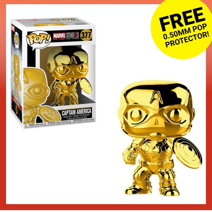 Gold chrome 2024 captain america