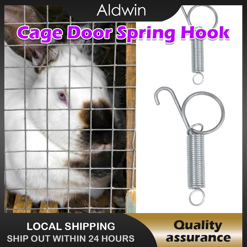 Multipurpose Spring Animal Cage Latches Lock Spring Rabbit Cage Door