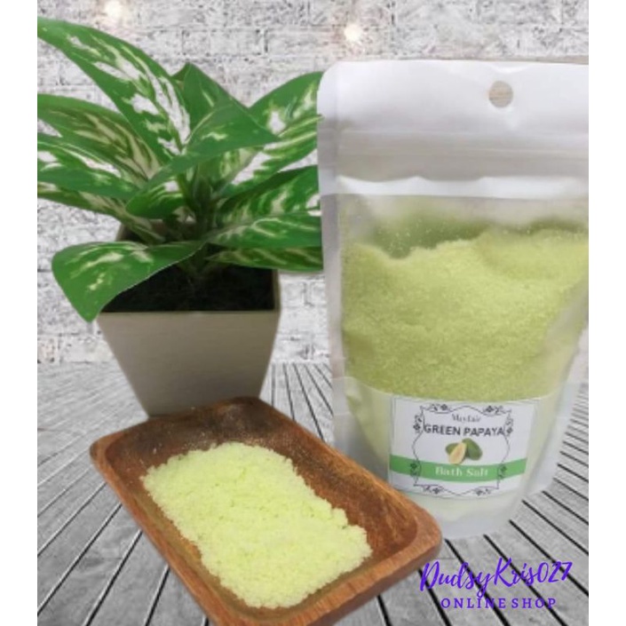 MAYFAIR GREEN PAPAYA SCRUB BATH SALT 200G Shopee Philippines