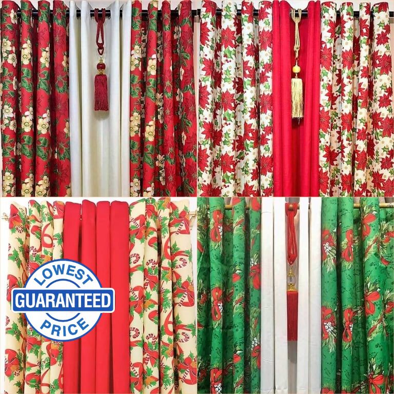 MM 3in1 Set Elegant Ring Curtain Home Room Window Decor Kurtina ...