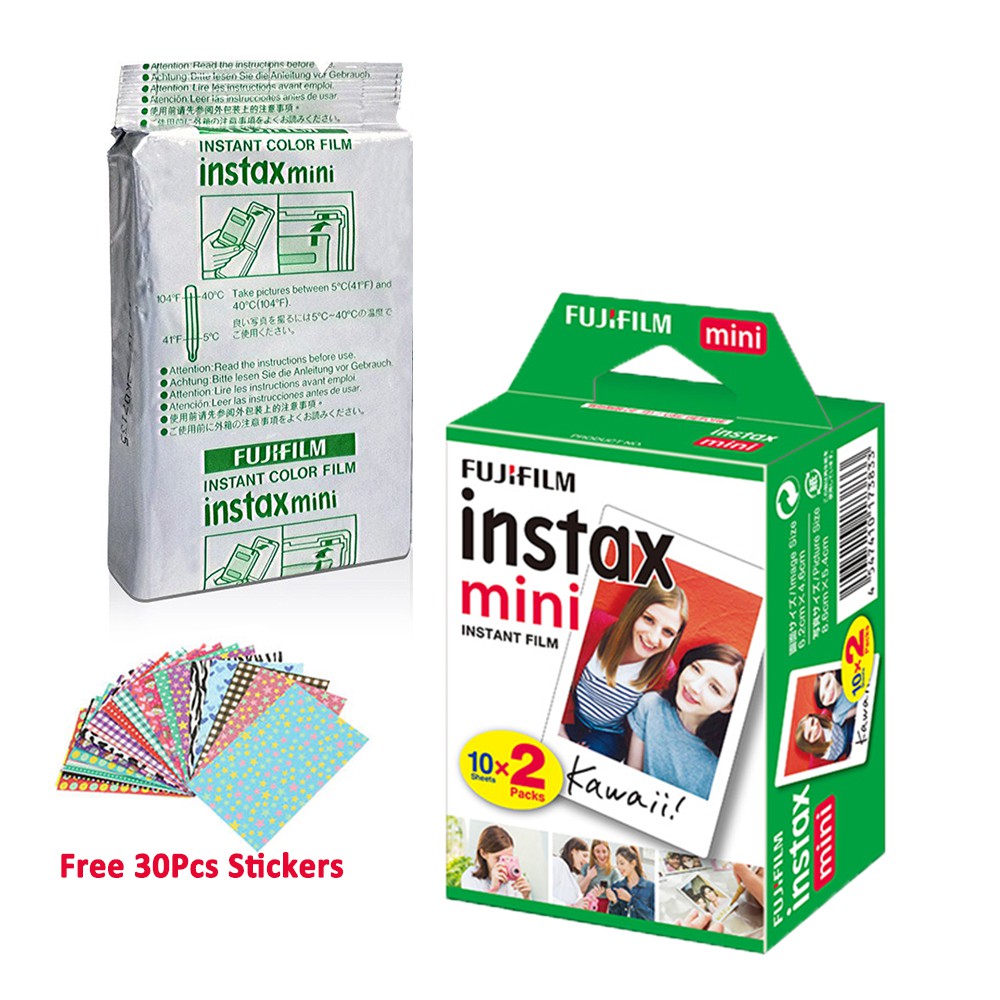 Fujifilm Instax Mini Instant Film White 100 Sheets Color Photo Paper Fuji  Mini 9, Mini 8, Mini 7s, Mini 8+, Mini 70, Mini 90, Share Printer SP-2