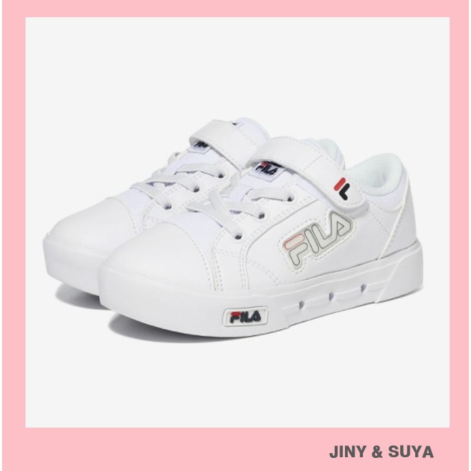 Fila white kids hotsell