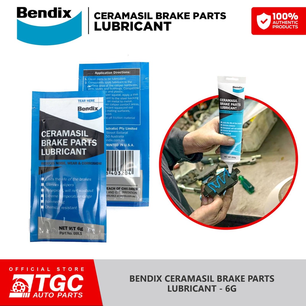 Bendix Brake Paste Ceramasil Brake Parts Lubricant BBL10 6g Shopee