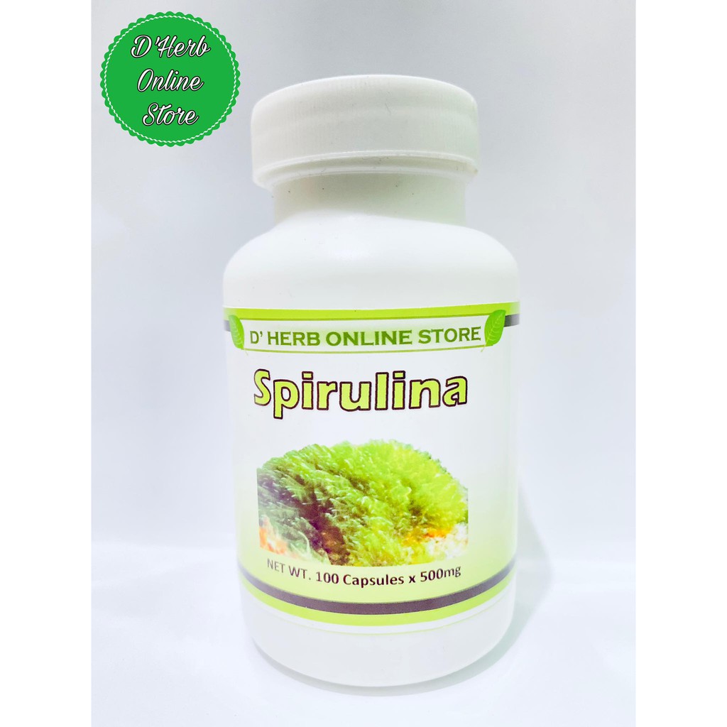Spirulina Reduce Blood Pressure (100 Capsules x 500mg) Shopee Philippines