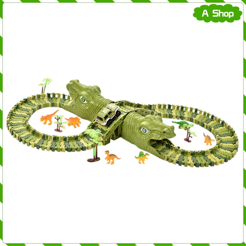 Dinosaur Racing Track Toys Electric Rail Car Adventure Toy Vehicle Toys