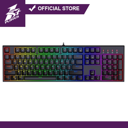 1STPLAYER DK5.0 RGB FULL SIZE MECHANICAL GAMING KEYBOARD (BLUE SWITCH ...