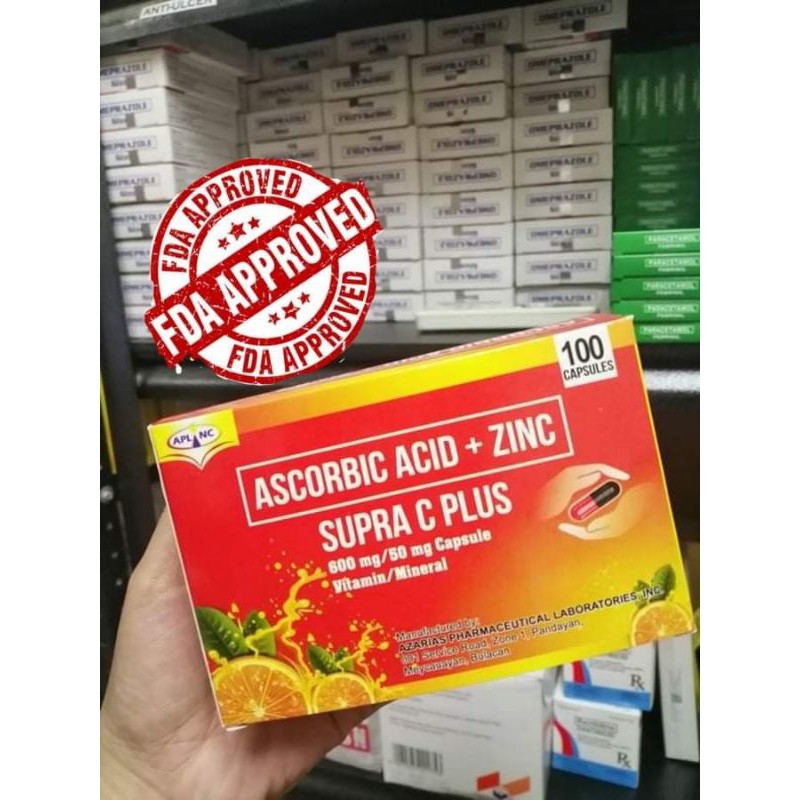 VITAMINC C WITH ZINC ASCORBIC ACID + ZINC SUPRA C PLUS PLUS