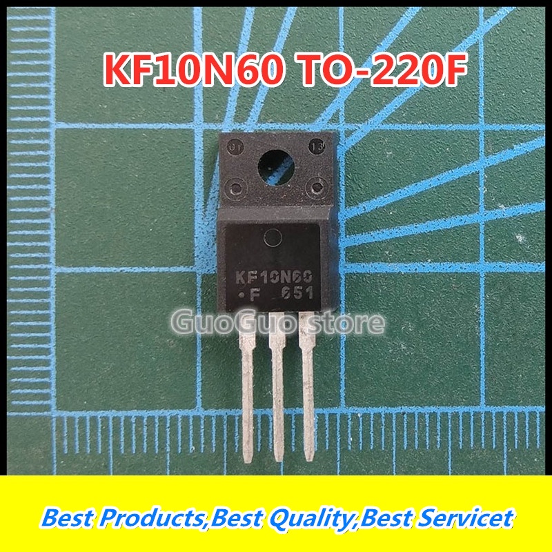 10pcs Original KF10N60 TO-220F 10N60 KF10N60 TO220F 10A/600V N-channel ...