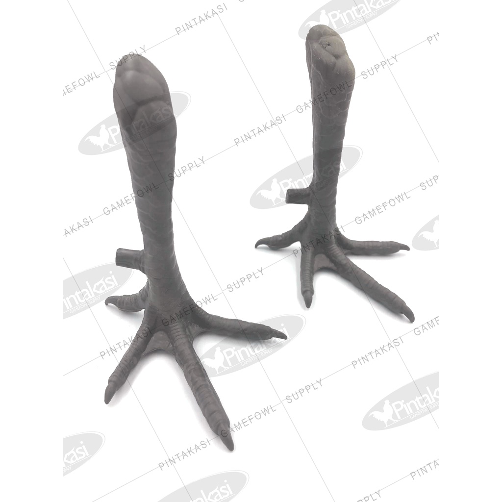 1 PIECE Dummy Chicken Feet / Rooster Feet LEFT SIDE for Gaffers Tari