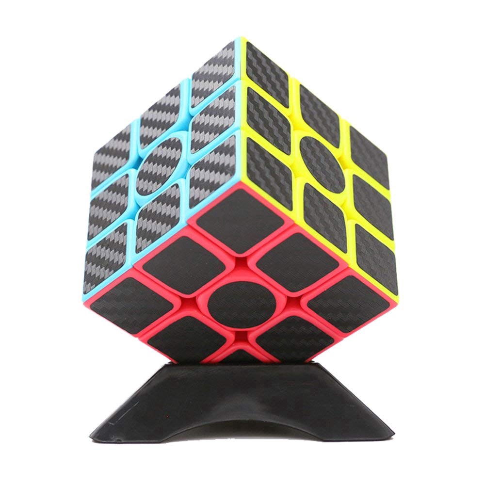 Professional Speed Magic Cube Carbon Fibre Stickers 3x3 | Shopee ...