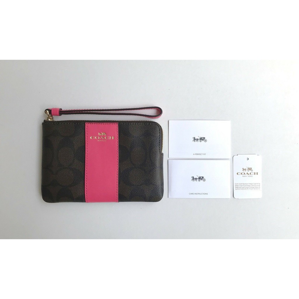 Neon hot sale coach wallet