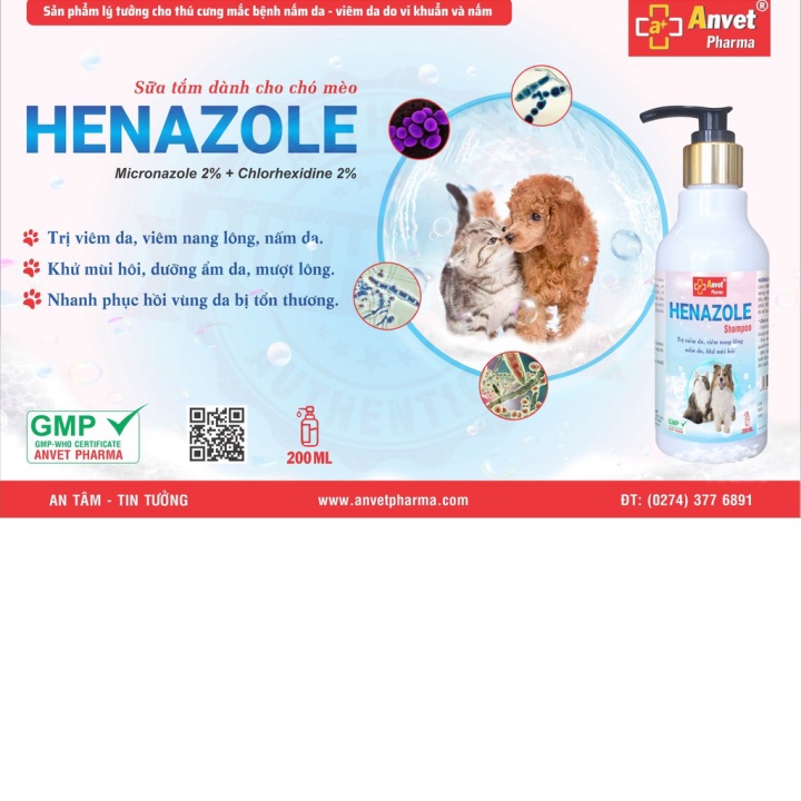 (Speed Fire) HENAZOLE Shower Gel For Ticks, Scabies, Dermatitis