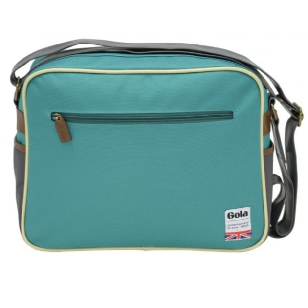 Redford Nylon Messenger Bag Teal Graphite Brown Shopee Philippines