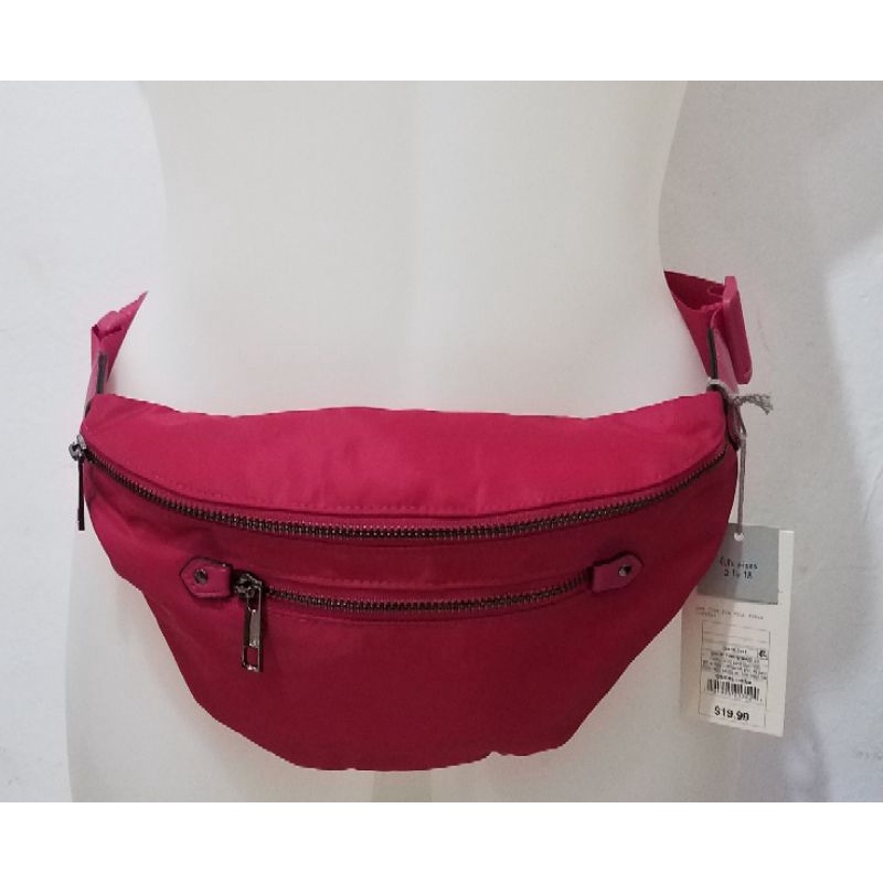 A New Day Womens Fanny Pack Belt Bag Bright Pink Color