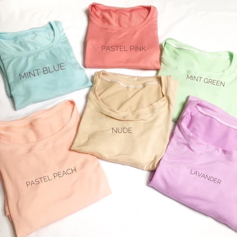 pastel colored t shirts
