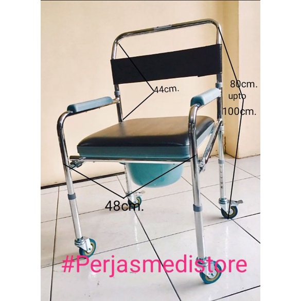 Commode Chair for erderly with foam HEAVY DUTY | Shopee Philippines