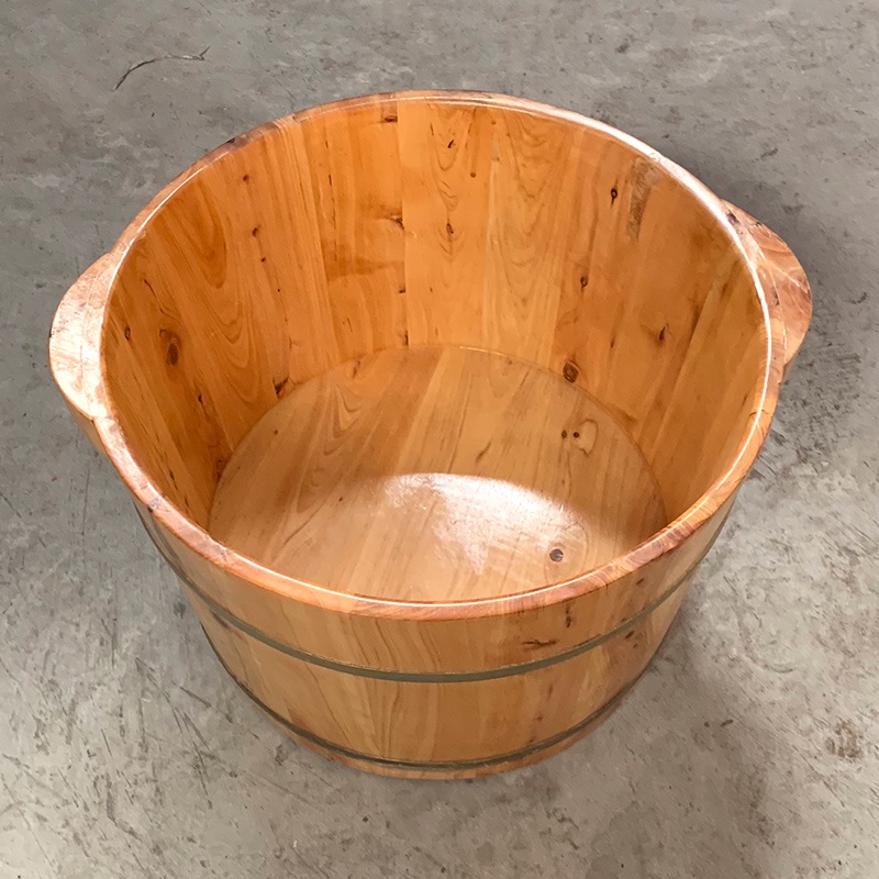 Foot Baths Cypress Foot Bath Wooden Bucket Feet Bathing Tub FootBath