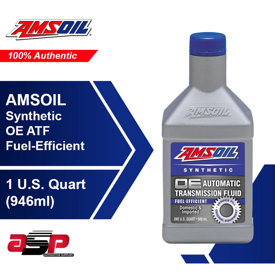 AMSOIL OE Automatic Transmission Fluid Fuel-Efficient Quart (946ml ...