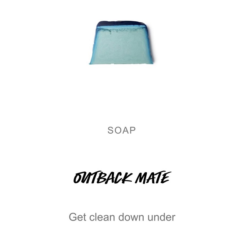 Lush Bar Soap Outback Mate (100g150g) Shopee Philippines