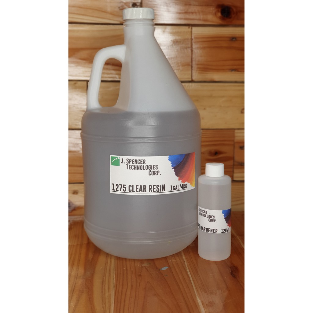 1275 Clear Casting Acrylic Modified Resin 1kg 4kg (hardener included) 3 ...