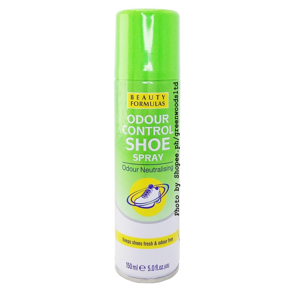 Odour Control Shoe Spray by Beauty Formulas 150ml 5.0oz GW_S3 Shopee