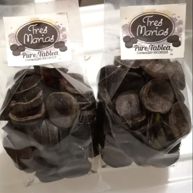 (1 KG WHOLESALE) TRES MARIAS PURE TABLEA FROM DAVAO CITY | Shopee ...