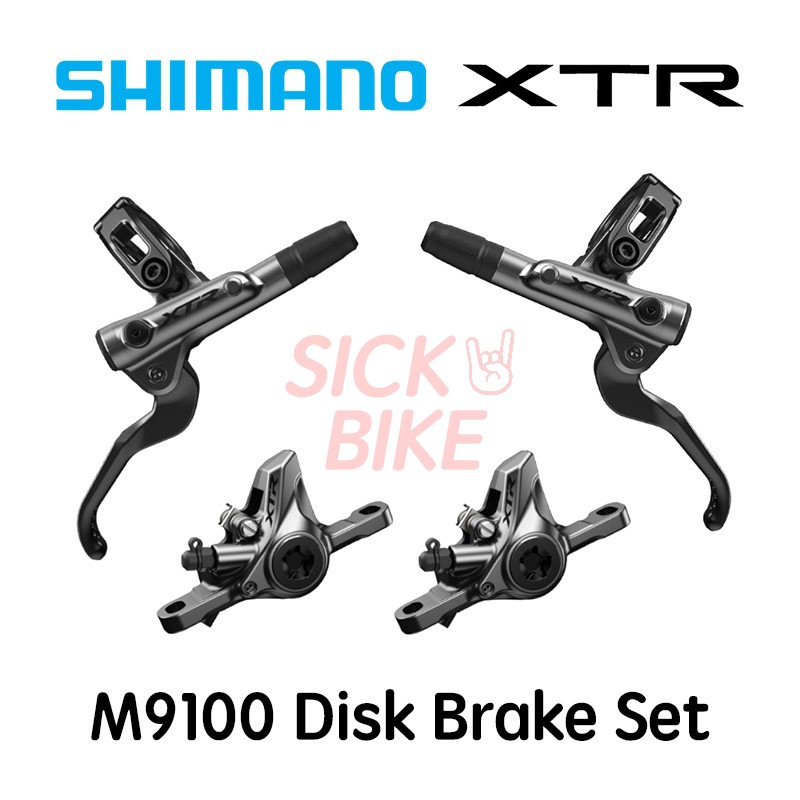 Shimano jeu de freins à disque XTR-M9100 arrière droit noir K03Ti pas cher