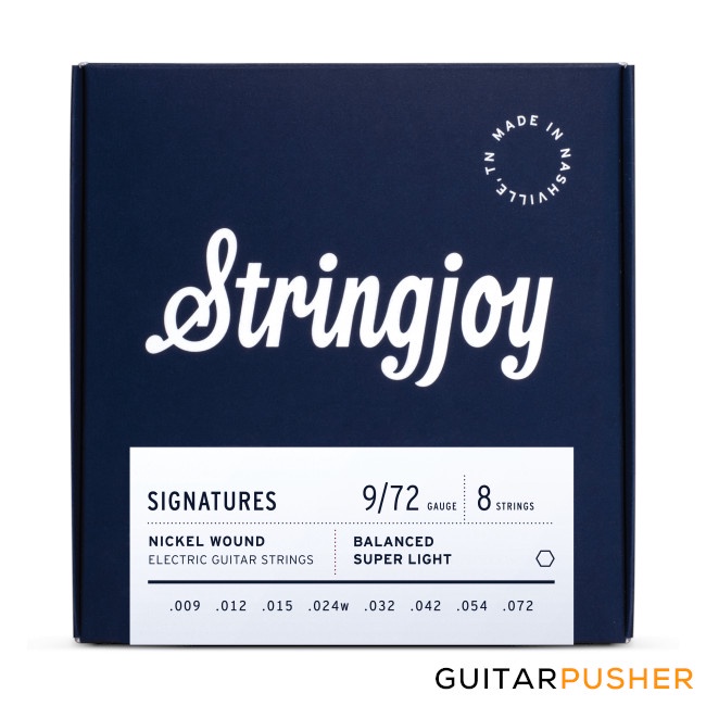 Stringjoy 8-String Set - Balanced 9S Light (9 12 15 24W 32 42 54 72 ...