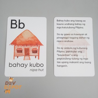 Alpabetong Filipino Laminated Flashcards | Shopee Philippines