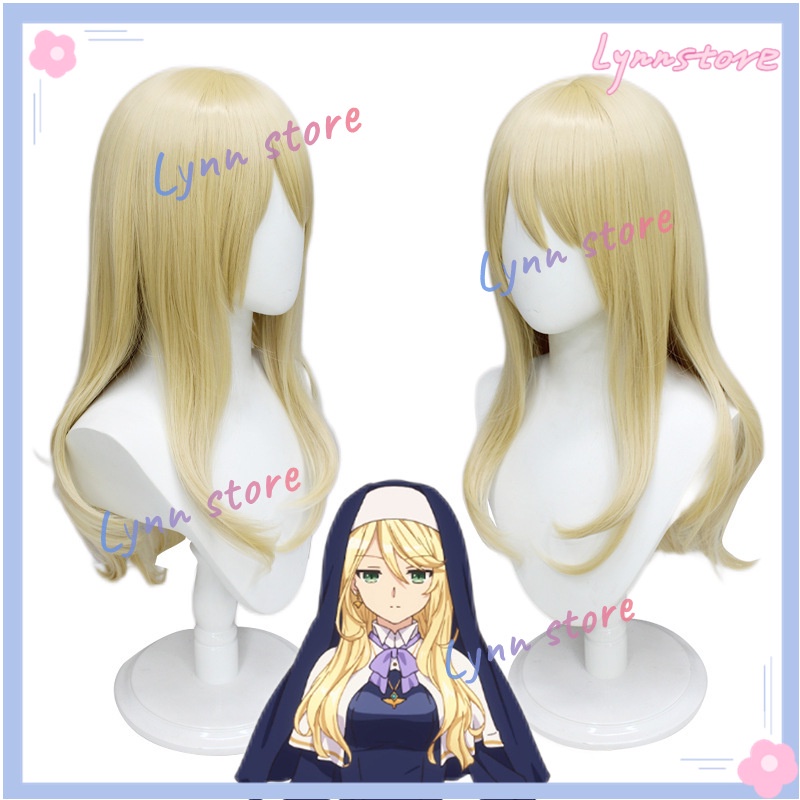 New Anime Engage Kiss Sharon Holy Grail Wig Nun Church Women