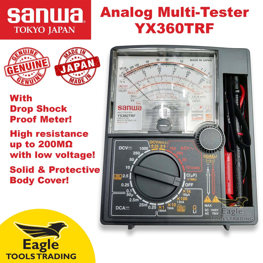 Analog Multi Tester Sanwa | YX360TRF | Made in Japan | Shopee Philippines