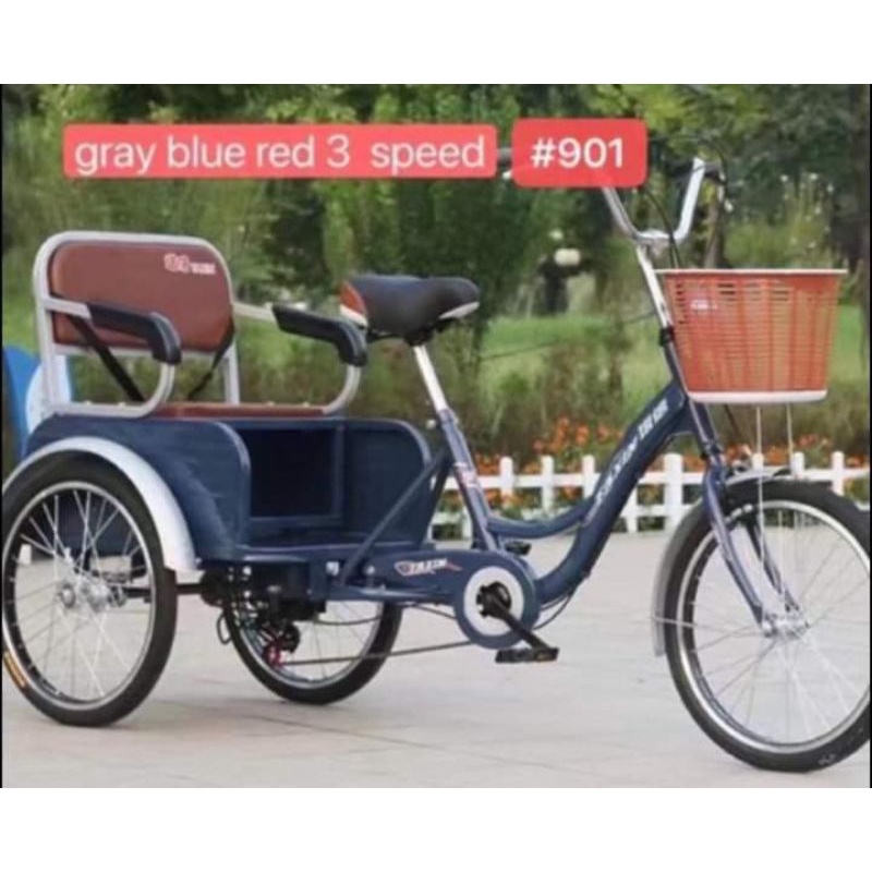 Three wheels cargo bike with passenger set for adult Shopee Philippines