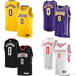 Nike Men's Houston Rockets Russell Westbrook #0 Dri-FIT White T-Shirt –  Stephen Sports