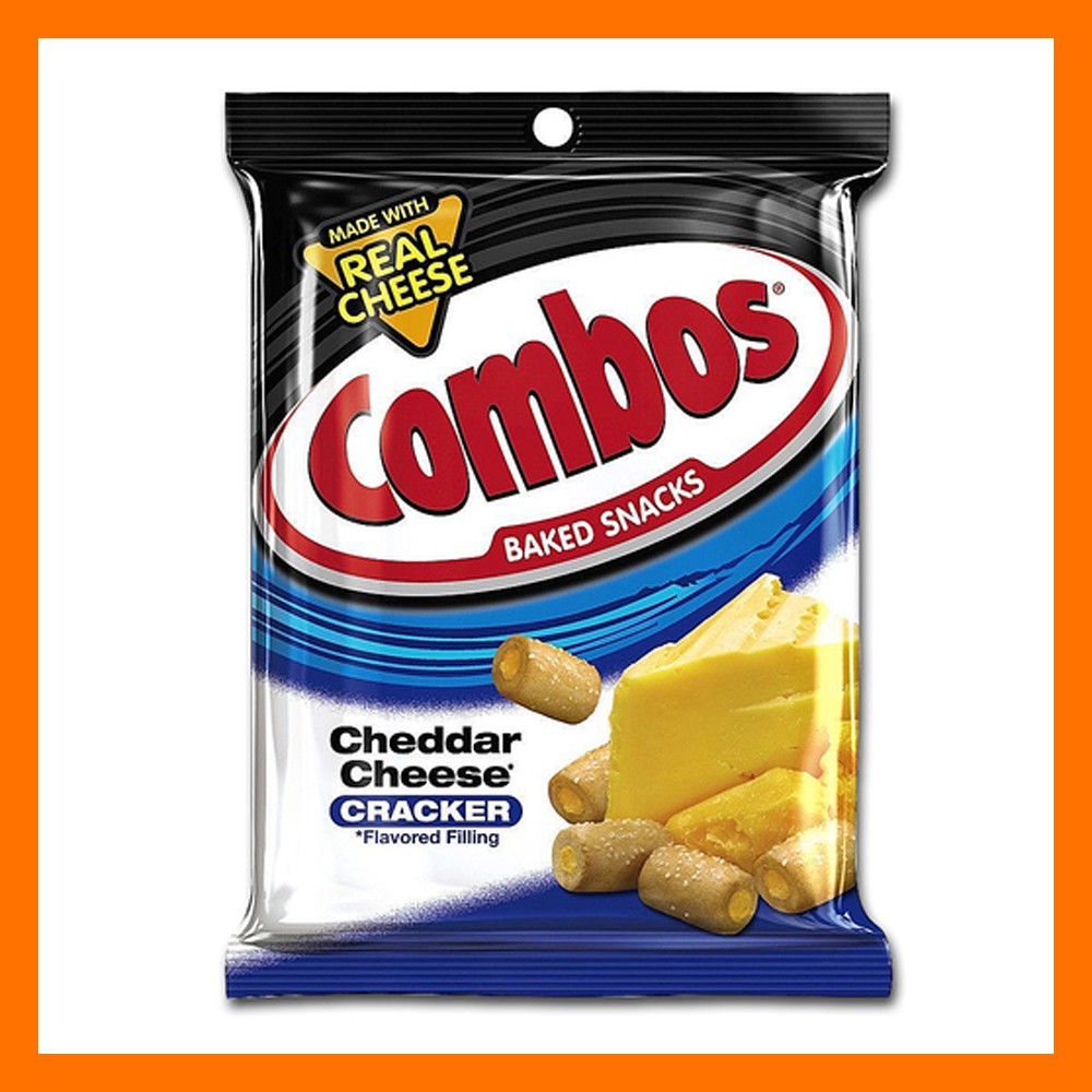 Combos Baked Snack Cheddar Cheese Flavored Cracker 425.3g Shopee