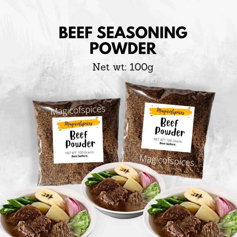 Beef Seasoning Powder 100 grams Shopee Philippines