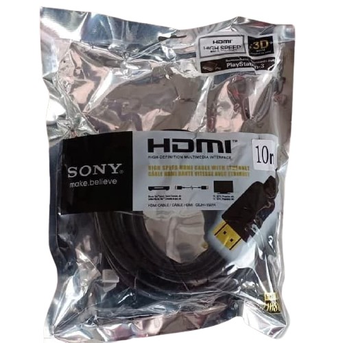 SONY MALE TO MALE HDMI CABLE [10M] | Shopee Philippines