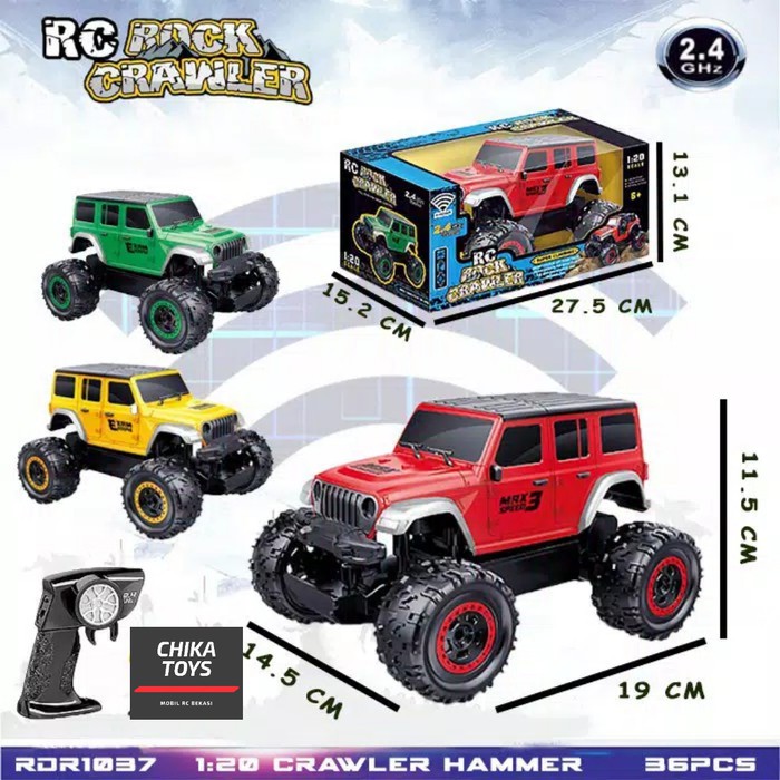 Offroad Crawler Remote Control Car RC Remote Control Rubicon Car ...