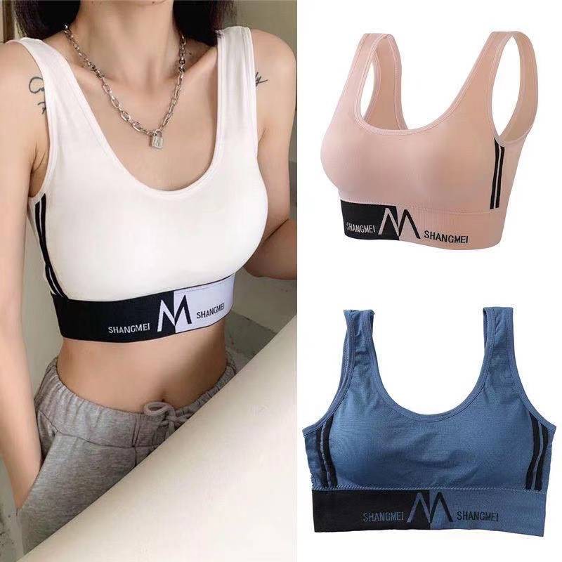 JS~Women Sports Bra Gym Fitness Underwear