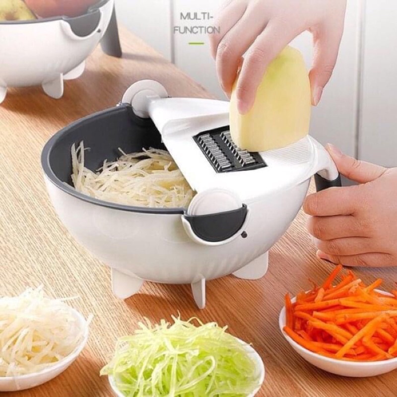 7-in-1 multi-function vegetable grater, 360-degree rotation - NDshop ...