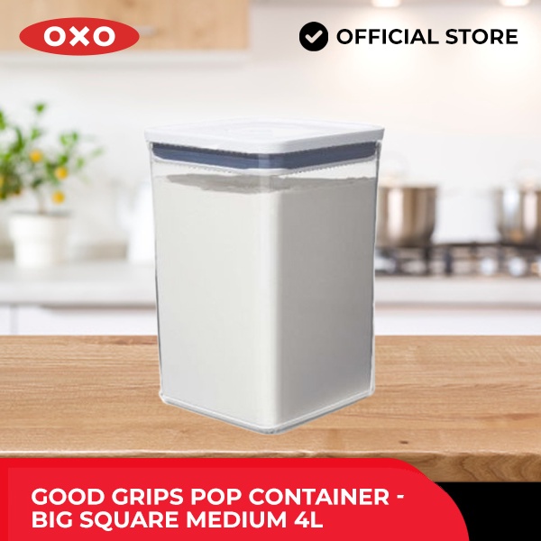 Oxo Houseware Good Grips Pop Container Big SquareDishwasher Safe (4L