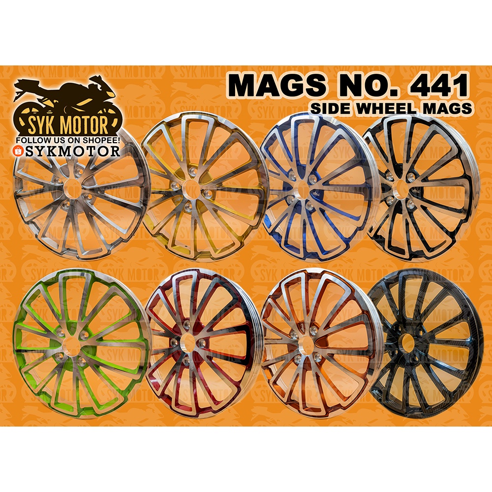 TRICYCLE PEDICAB SIDECAR SIDEWHEEL MAGS/RIMS SIZE 17 MAGS ONLY Shopee