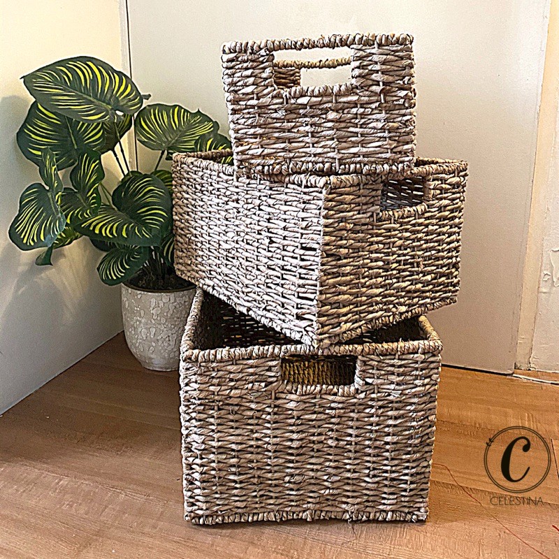 RECTANGULAR NATIVE ORGANIZER NO COVER| storage bin no cover | Shopee ...