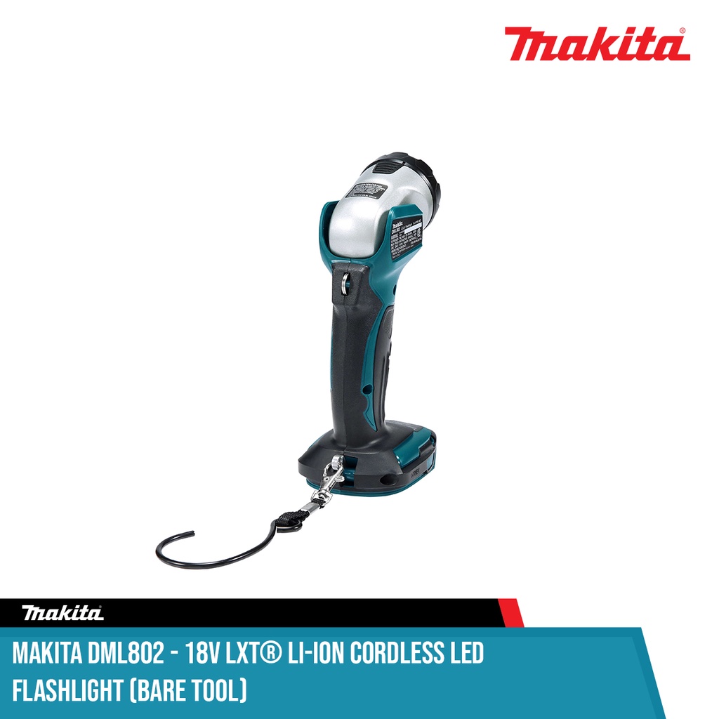 MAKITA DML802 18V LXT® Li-Ion Cordless LED Flashlight (Bare tool)  Shopee Philippines
