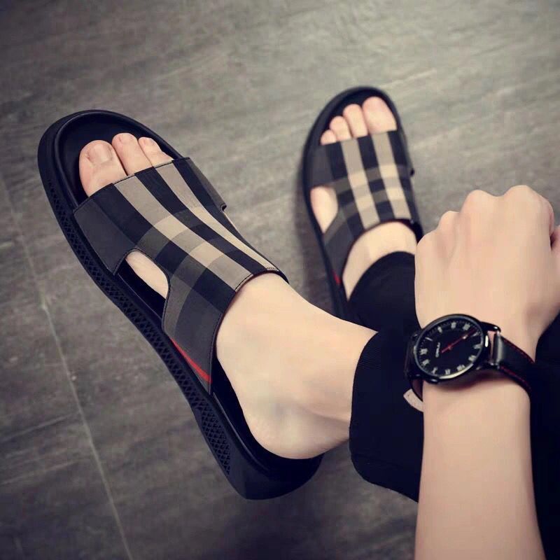 2022 New Style Street Wear Slippers Men's Sandals Summer Outdoor Korean