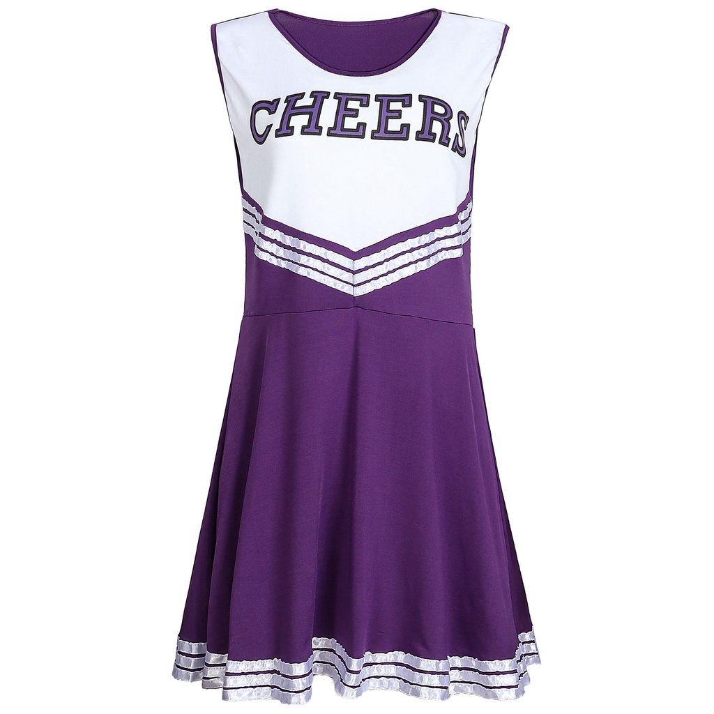 OSIER1 3PCS Cheerleader Costume Cheer Outfits For Girls Cheerleader ...