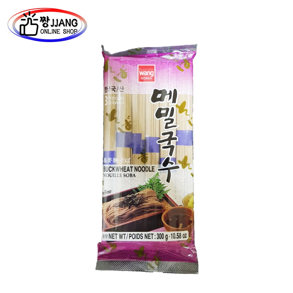 Wang Korea Memil Guksu (Buckwheat Noodles) 300g / 3 Servings | Shopee ...