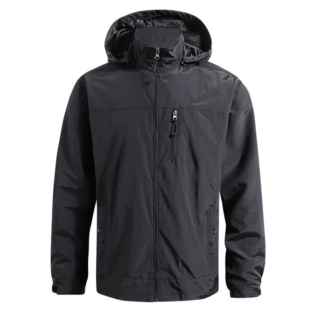 PROFLEX Men's Lightweight Nylon Jacket with Detachable Hood PFS20018 Shopee Philippines